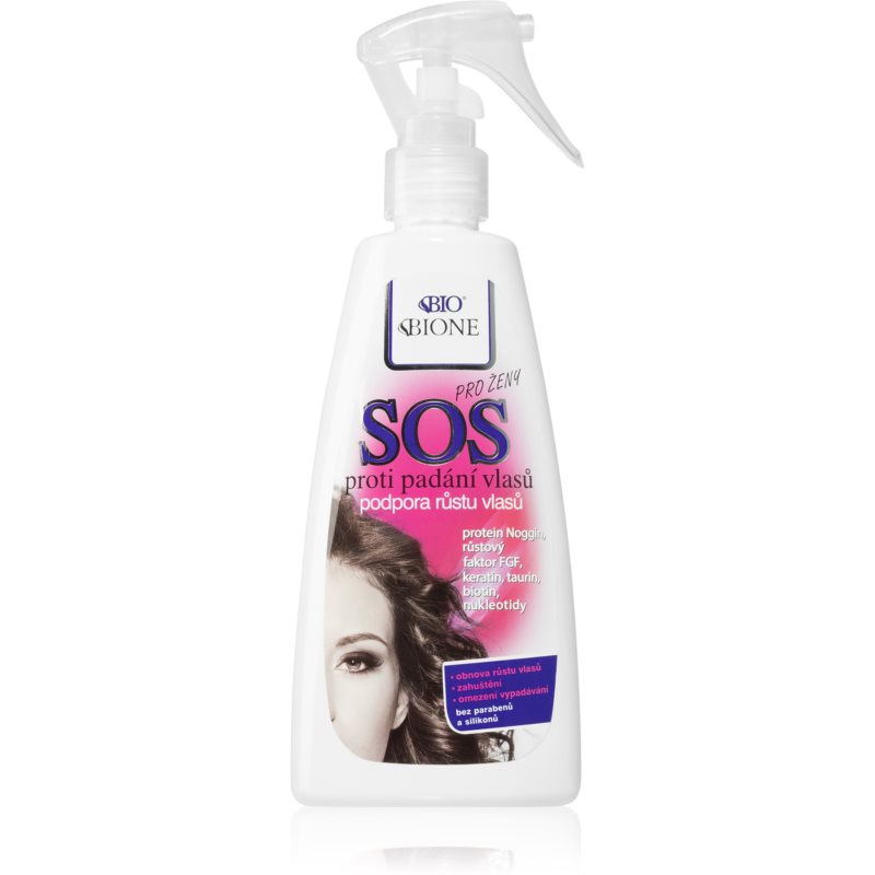 Bione Cosmetics SOS Spray For Healthy Hair Growth From The Roots 200 Ml