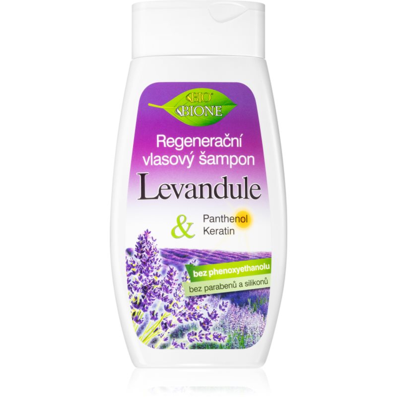 Bione Cosmetics Lavender Regenierendes Shampoo für alle Haartypen 260 ml