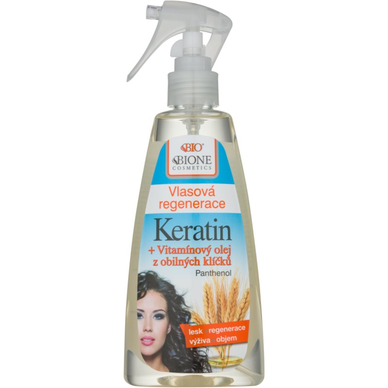 Bione Cosmetics Keratin Grain nega las brez spiranja v pršilu 260 ml