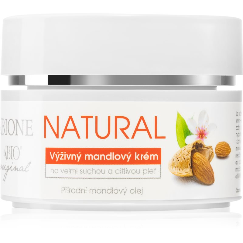 

Bione Cosmetics Almonds екстра поживний крем для дуже сухої та чутливої шкіри