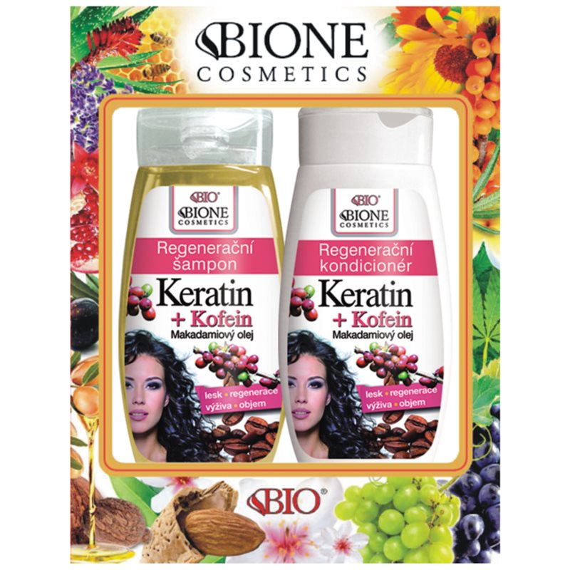 Bione Cosmetics Keratin Kofein kozmetični set I. za ženske