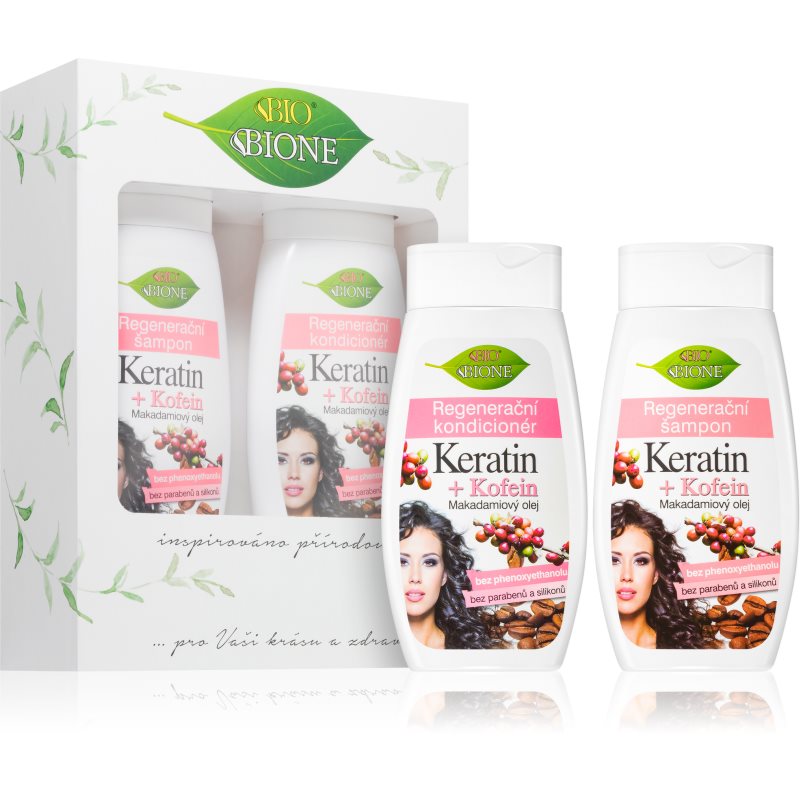 

Bione Cosmetics Keratin + Kofein набір I. (для волосся) для жінок