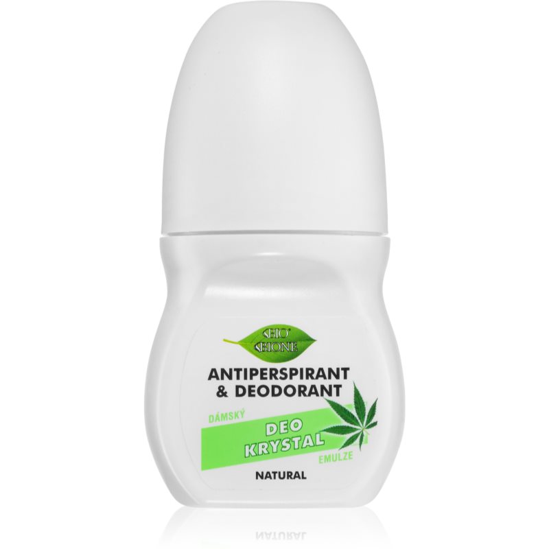 Bione Cosmetics Cannabis Antiperspirant Roll-on With Floral Fragrance 80 Ml