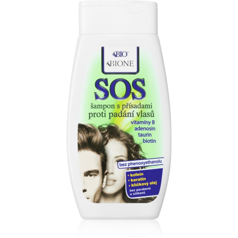 Bione Cosmetics SOS Shampoo gegen Haarausfall und schütteres Haar 260 ml