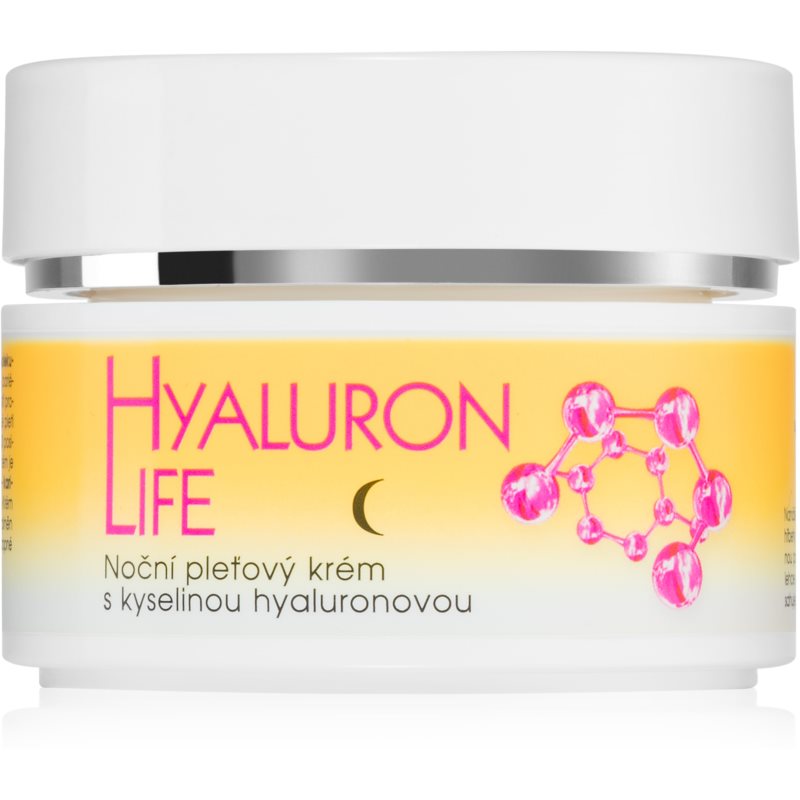 Bione Cosmetics Hyaluron Life nočný pleťový krém s kyselinou hyalurónovou 51 ml