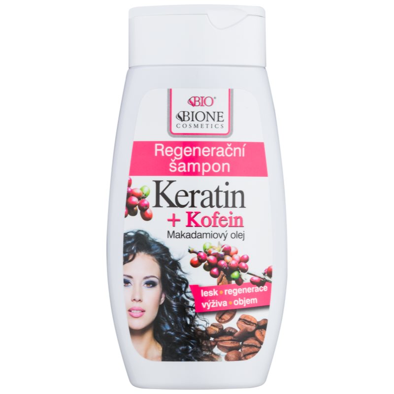 Bione Cosmetics Keratin Kofein regeneracijski šampon 260 ml