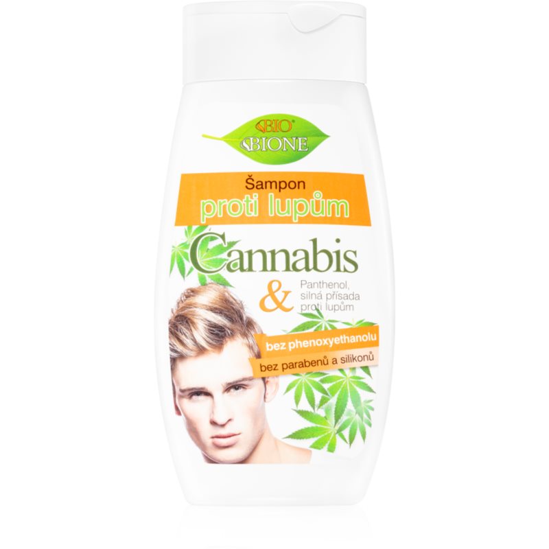 Bione Cosmetics Cannabis šampón proti lupinám pre mužov 260 ml