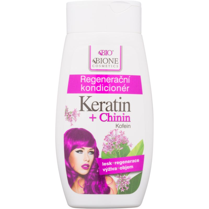 Bione Cosmetics Keratin + Chinin regeneracijski balzam za lase 260 ml