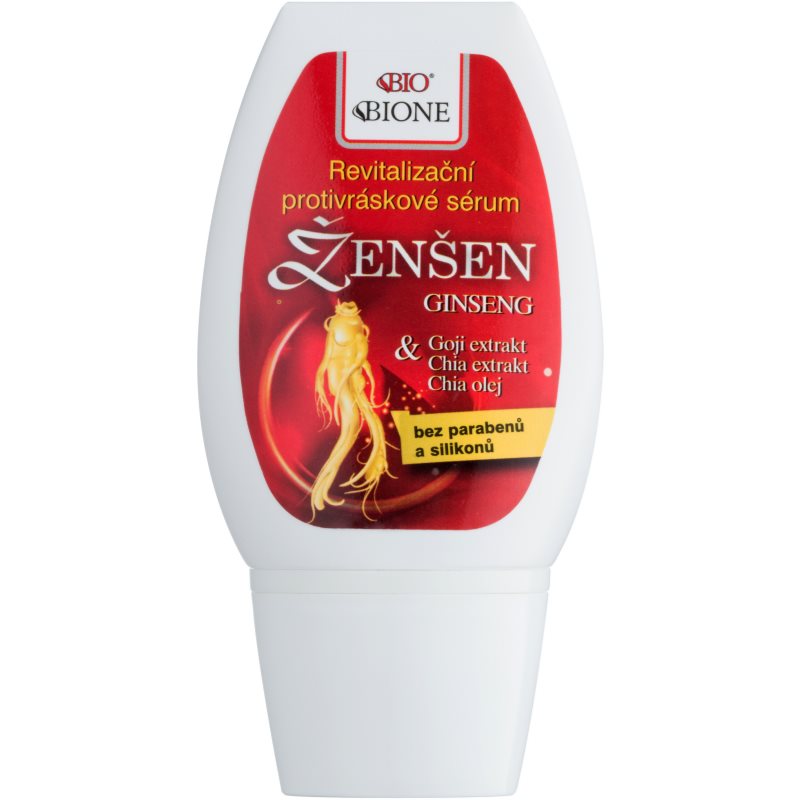 

Bione Cosmetics Ginseng Goji + Chia відновлююча сироватка для обличчя