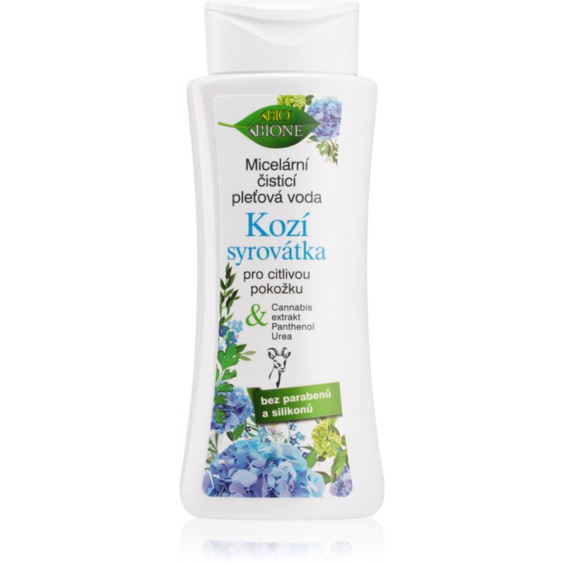 Bione Cosmetics Kozí Syrovátka делікатна очищаюча міцелярна вода для чутливої шкіри 255 мл