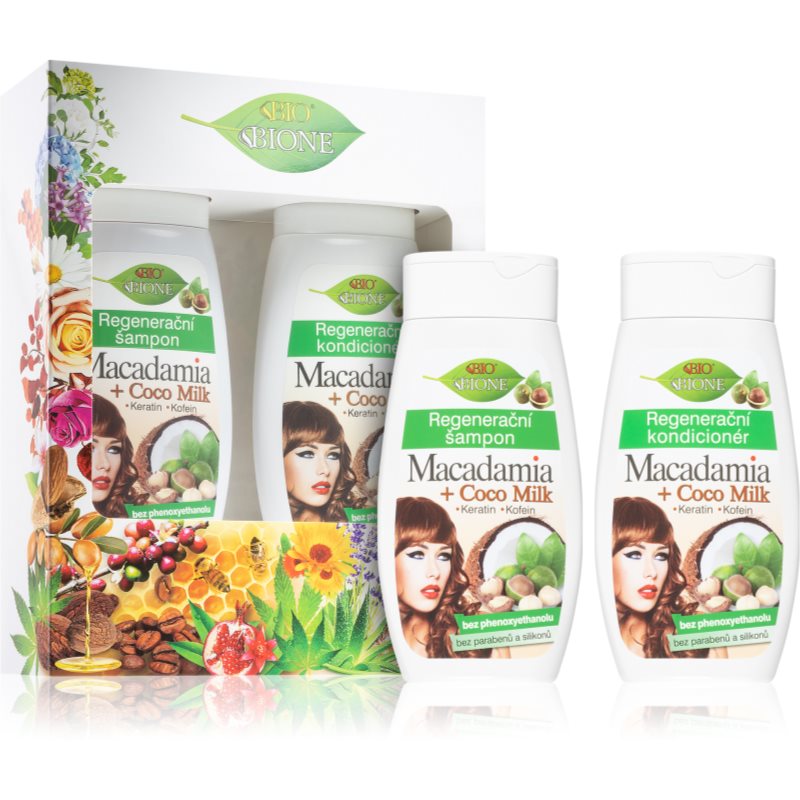 

Bione Cosmetics Macadamia + Coco Milk подарунковий набір (для волосся)