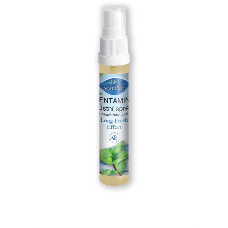 Bione Cosmetics Dentamint Long Fresh Effect spray buccal pour une haleine fraîche 27 ml