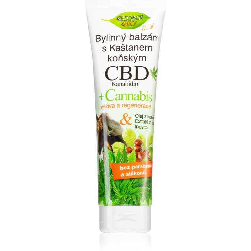Bione Cosmetics Cannabis CBD relaxačný masážny balzam s CBD 300 ml