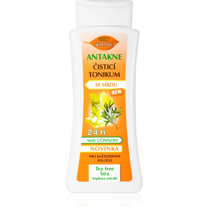 Bione Cosmetics Antakne čistiace pleťové tonikum so sírou 255 ml
