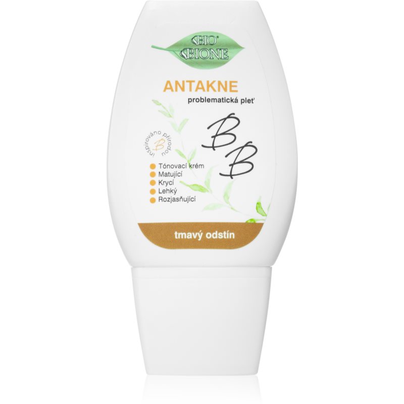 Bione Cosmetics Antakne Mattifying BB Cream Shade Dark 40 Ml