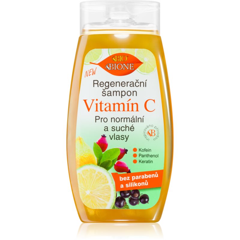 Bione Cosmetics Vitamín C regenerační šampon pro normální až suché vlasy 260 ml