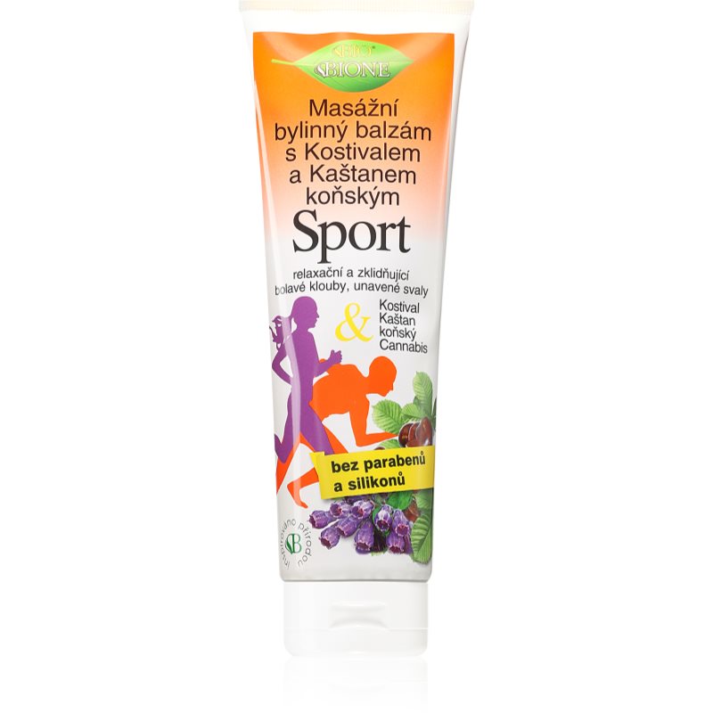 Bione Cosmetics Sport relaxační masážní balzám 300 ml