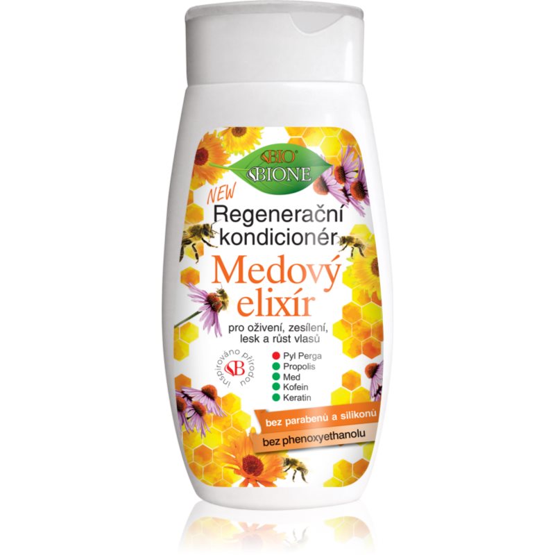 Bione Cosmetics Medový Elixír regenerační kondicionér na vlasy 260 ml