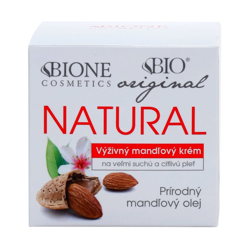 Bione Cosmetics Almonds Extra Nutritive Cream For Very Dry And Sensitive Skin 51 Ml