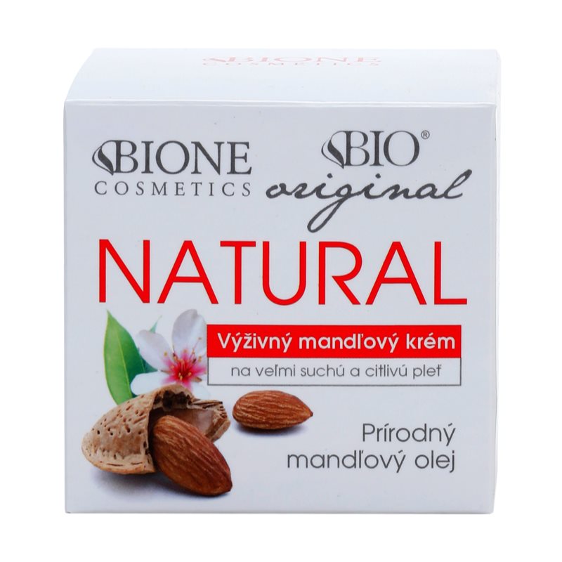 Bione Cosmetics Almonds екстра поживний крем для дуже сухої та чутливої шкіри 51 мл