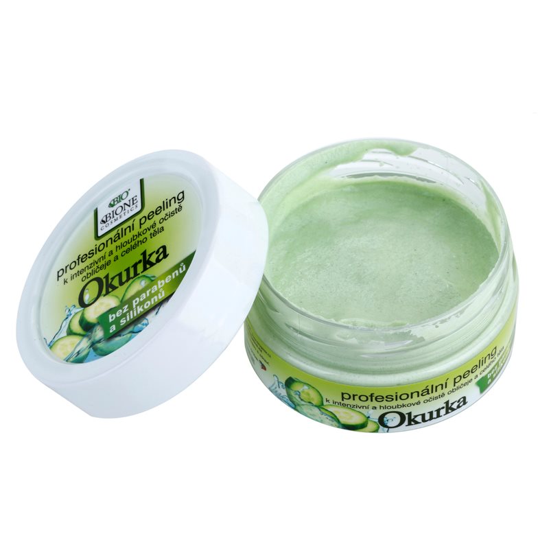 Bione Cosmetics Care Пілінг для глибокого очищення огірок 200 гр