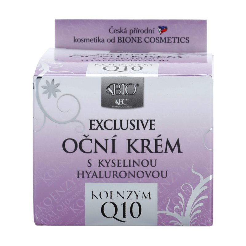 Bione Cosmetics Exclusive Q10 krema za područje oko očiju s hijaluronskom kiselinom 51 ml