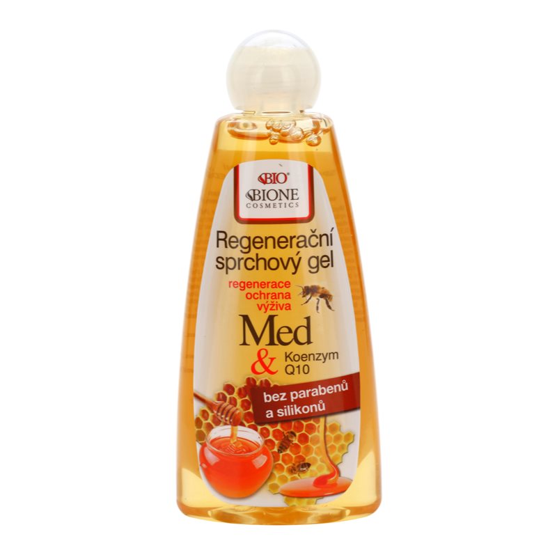 Bione Cosmetics Honey + Q10 Regenerating Shower Gel 260 Ml
