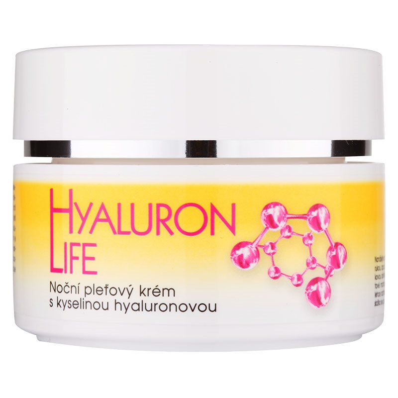 Bione Cosmetics Hyaluron Life nočna krema za obraz s hialuronsko kislino 51 ml
