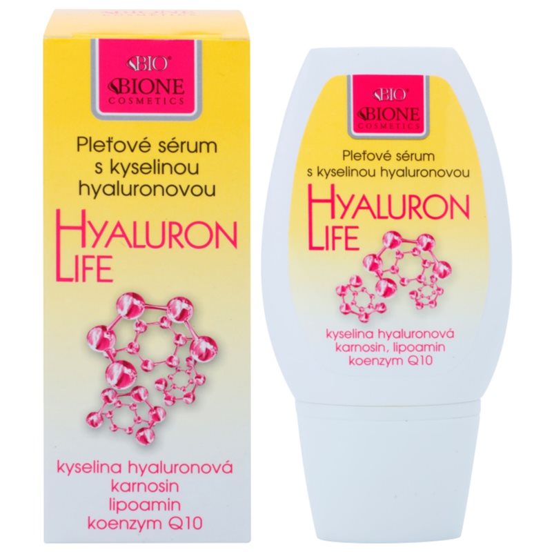 Bione Cosmetics Hyaluron Life зволожуюча сироватка для обличчя 40 мл