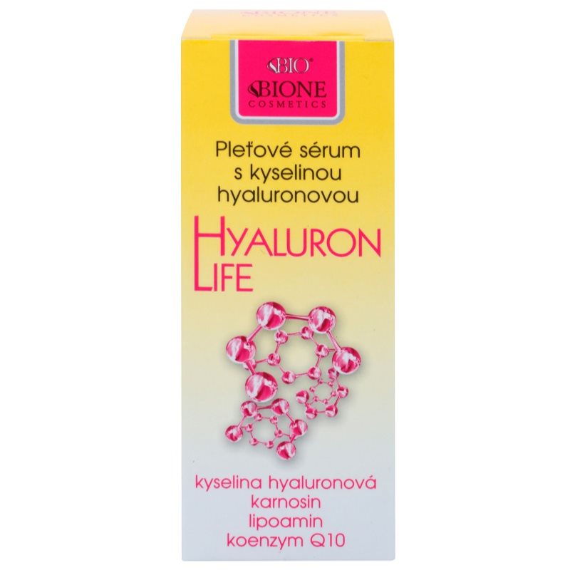 Bione Cosmetics Hyaluron Life зволожуюча сироватка для обличчя 40 мл