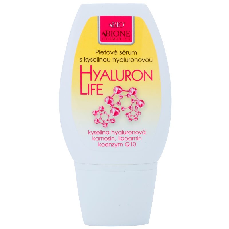 Bione Cosmetics Hyaluron Life vlažilni in hranilni serum za obraz 40 ml
