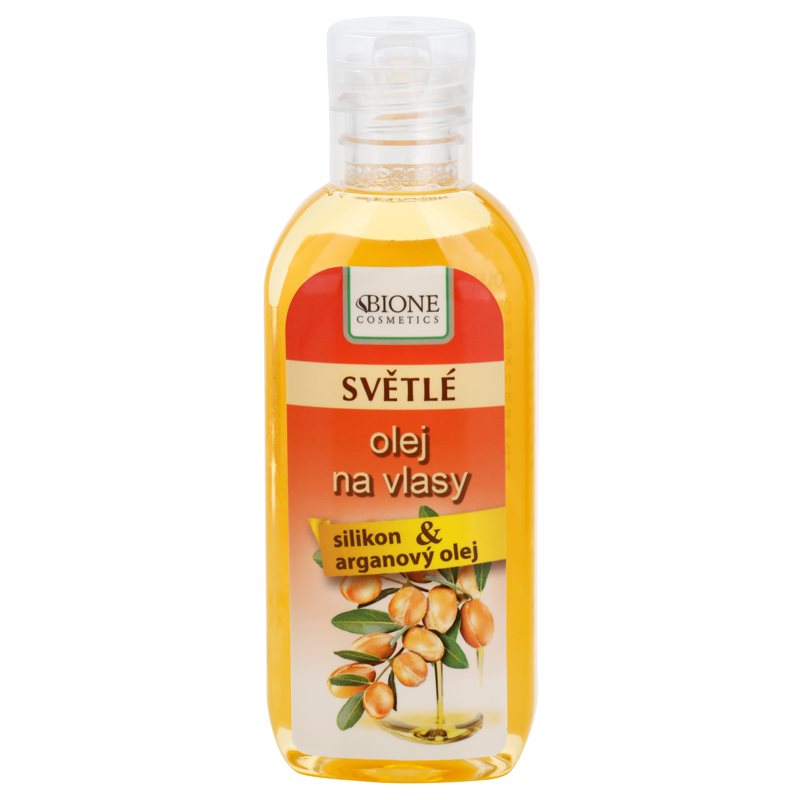 Bione Cosmetics Keratin Argan olje za svetle odtenke las 80 ml