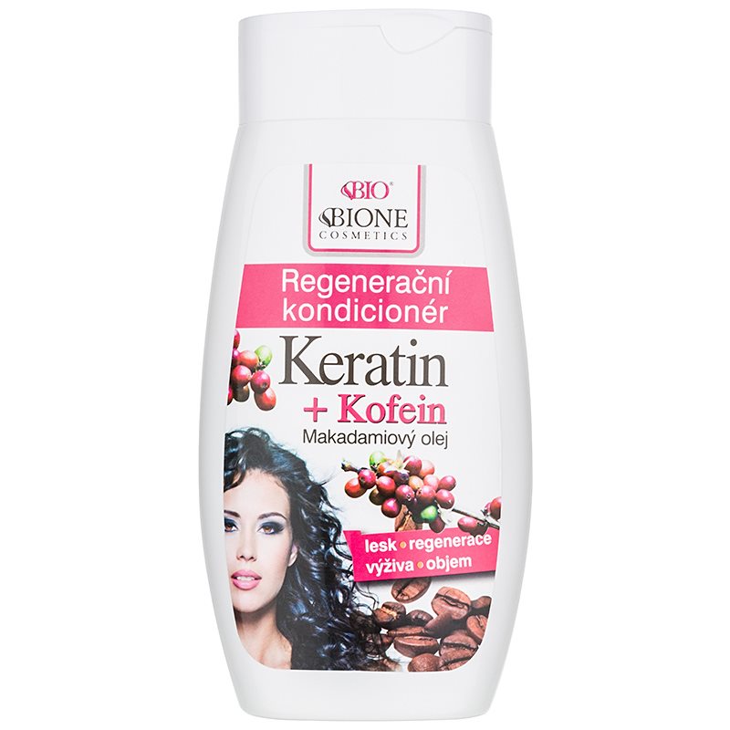 Bione Cosmetics Keratin Kofein regeneracijski balzam za lase 260 ml