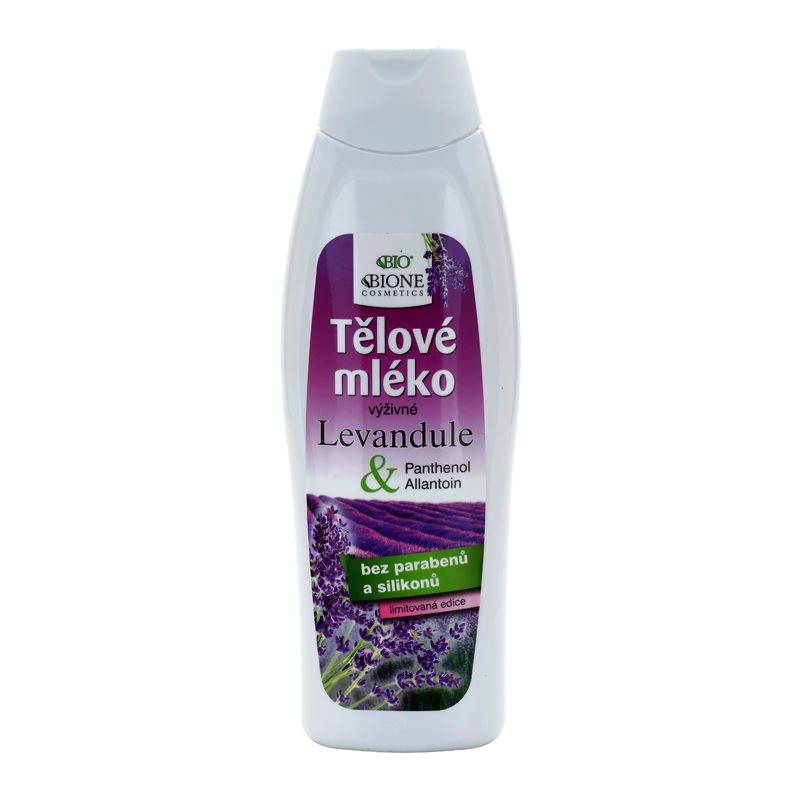 Bione Cosmetics Lavender hranilno mleko za telo 500 ml