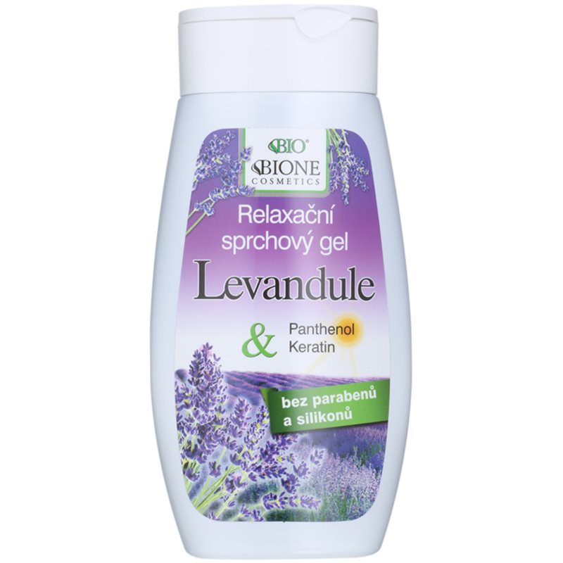 Bione Cosmetics Lavender relaksacijski gel za prhanje 260 ml