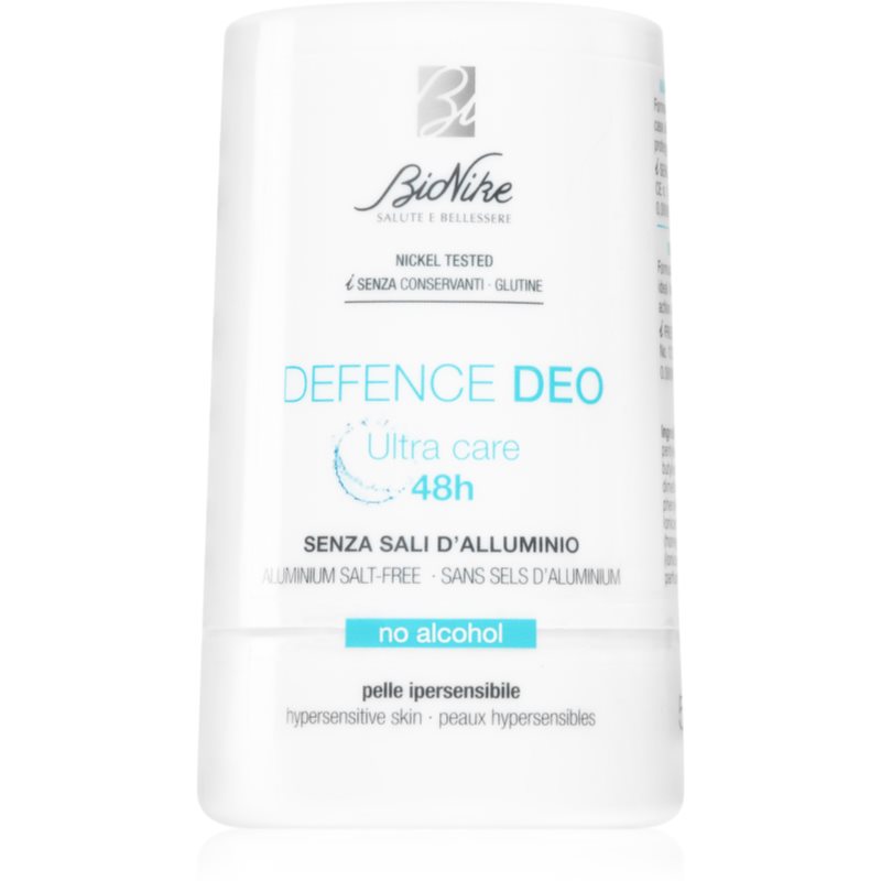 BioNike Defence Deo rutulinis dezodorantas be aliuminio ir druskų jautriai odai 48h 50 ml