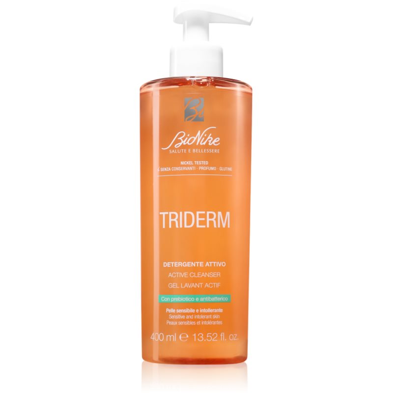 BioNike Triderm Active Cleanser čisticí a zjemňující gel s probiotiky 400 ml