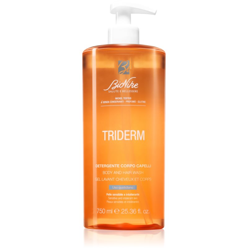 BioNike Triderm sprchový gel a šampon 2 v 1 pro každodenní použití 750 ml