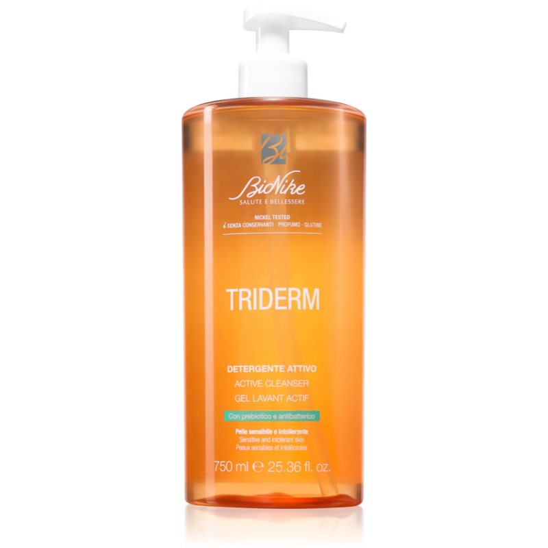 BioNike Triderm Active Cleanser čisticí a zjemňující gel s probiotiky 750 ml