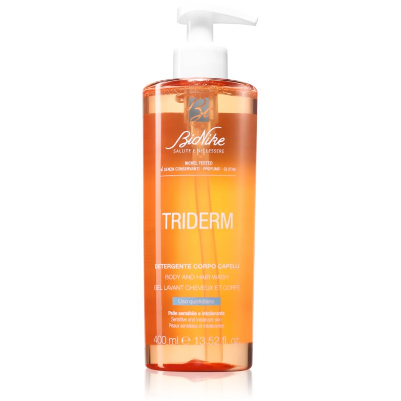BioNike Triderm sprchový gel a šampon 2 v 1 pro každodenní použití 400 ml