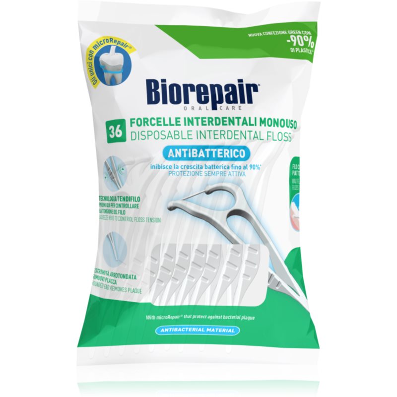 Biorepair Oral Care Pro тримач для зубної нитки одноразовий 36 кс