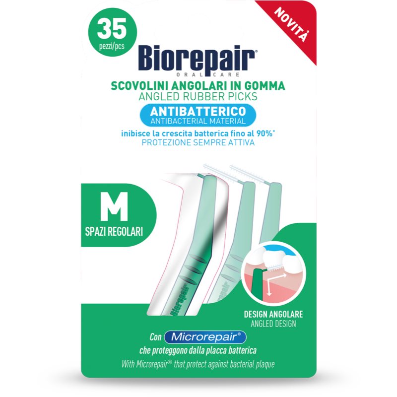 Biorepair Rubber Picks Medium dentálne špáradlá 35 ks