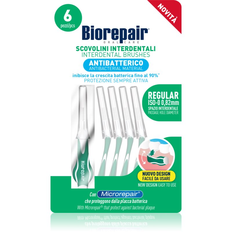 Biorepair Regular interdental brushes 0,82mm 6 pc