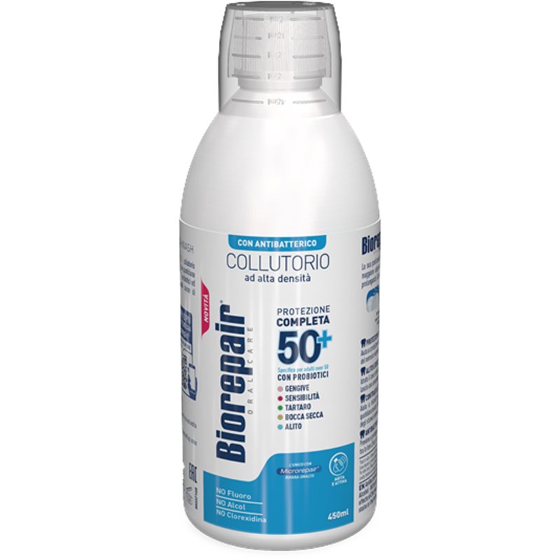 Biorepair Complete Protection 50+ ústní voda s antibakteriálním účinkem 450 ml