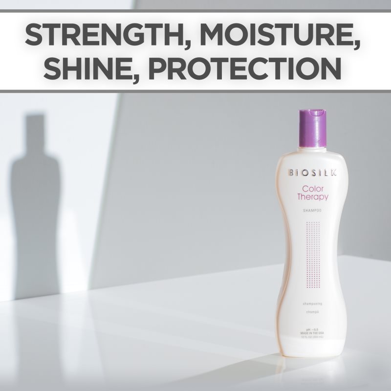 Biosilk Color Therapy Shampoo sanftes Shampoo ohne Sulfat und Parabene 355 ml (Bild 3)