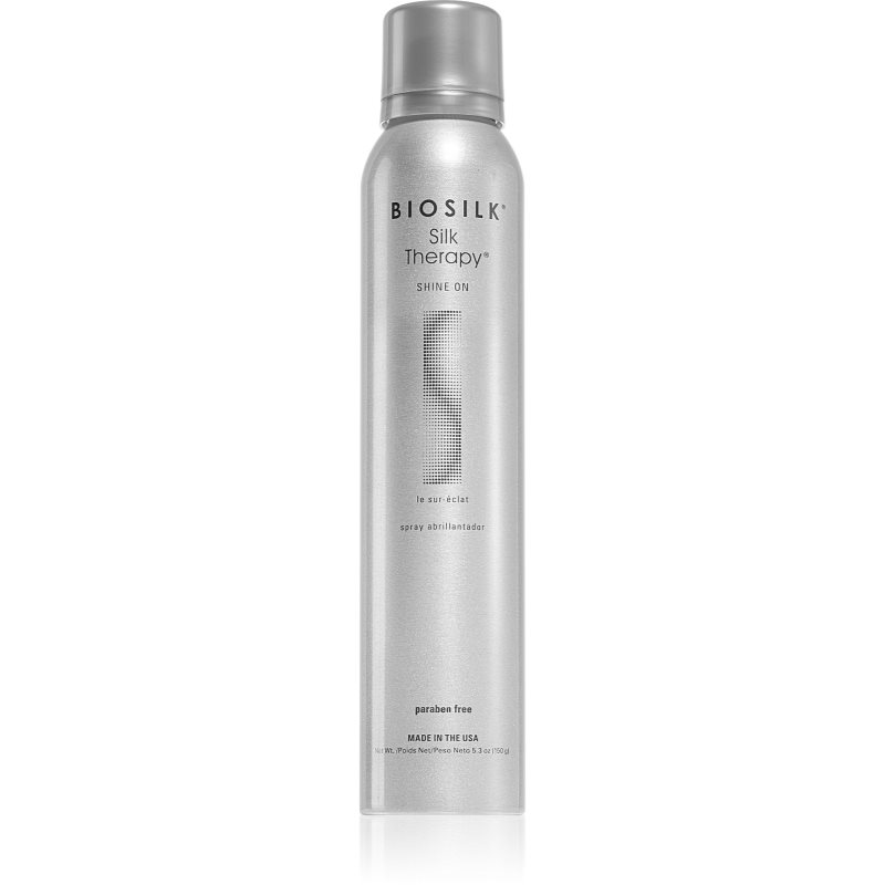 

Biosilk SilkTherapy Shine On спрей-стайлінг для блиску та шовковистості волосся