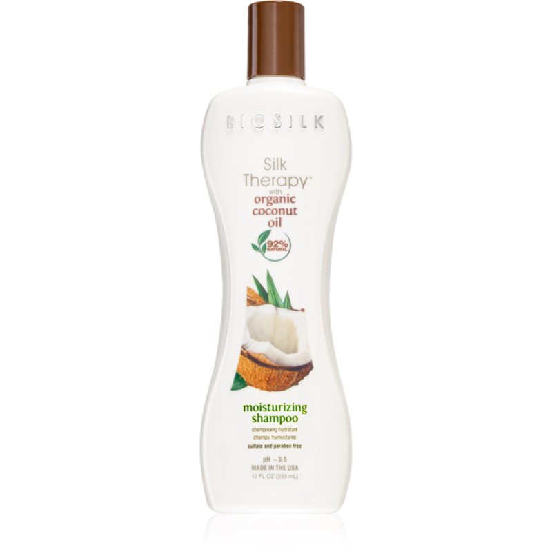 Biosilk Silk Therapy Natural Coconut Oil moisturising shampoo with coconut oil 355 ml
