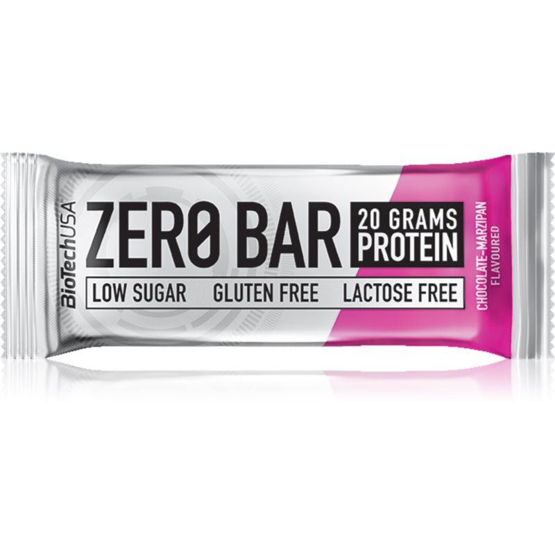 BioTechUSA Zero Bar Protein proteinová tyčinka příchuť Chocolate & Marzipan 50 g