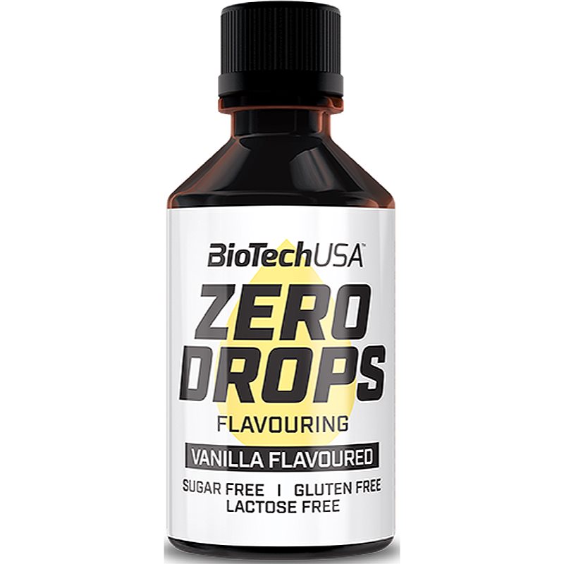 BioTechUSA Zero Drops Flavor dochucovadlo bez kalorií příchuť Vanilla 50 ml koupíte na Notino.sk