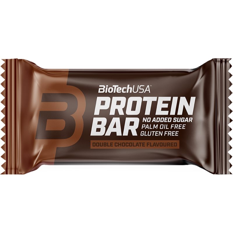 BioTechUSA Protein Bar proteinová tyčinka velká příchuť Double Chocolate 70 g